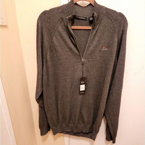 Greg Norman performance knit 1/4 zip pullover sz XL - Picture 2 of 12